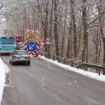 Straßenverkehr Winter
