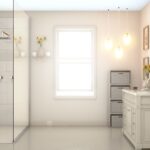 Ein modernes Badezimmer